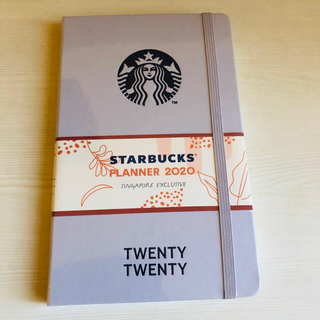 スターバックスコーヒー(Starbucks Coffee)のシンガポール限定♡新品♡スターバックス♡モレスキンコラボ2020年手帳♡薄紫(カレンダー/スケジュール)