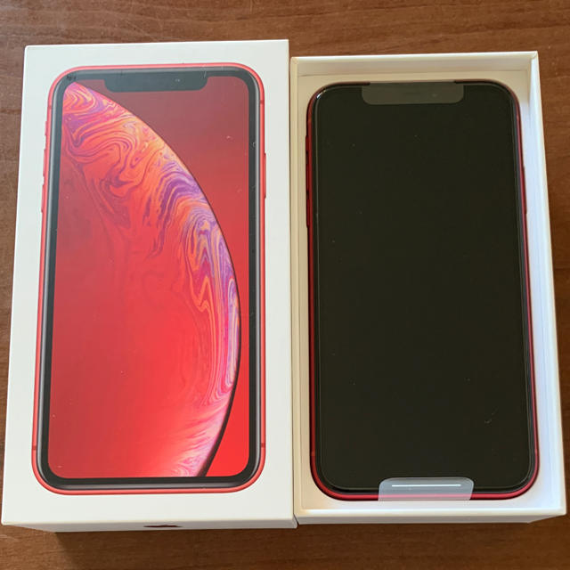 iPhone - iPhone XR 64GB レッド au SIMロック解除済