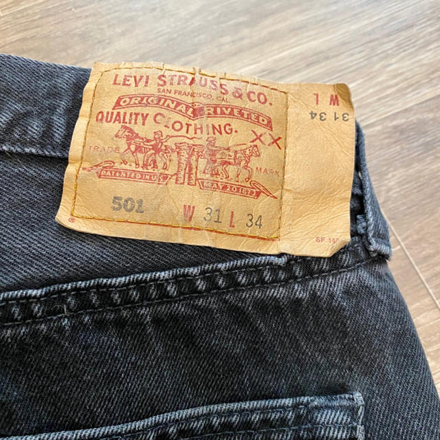 Levi's(リーバイス)のmanaca様専用【Levi's】501  ブラックデニム レディースのパンツ(デニム/ジーンズ)の商品写真