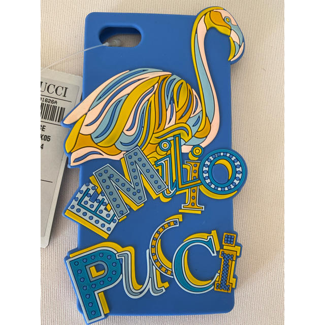 EMILIO PUCCI(エミリオプッチ)の【未使用】エミリオ・プッチ　iPhone7/8 シリコンケース　フラミンゴ スマホ/家電/カメラのスマホアクセサリー(iPhoneケース)の商品写真