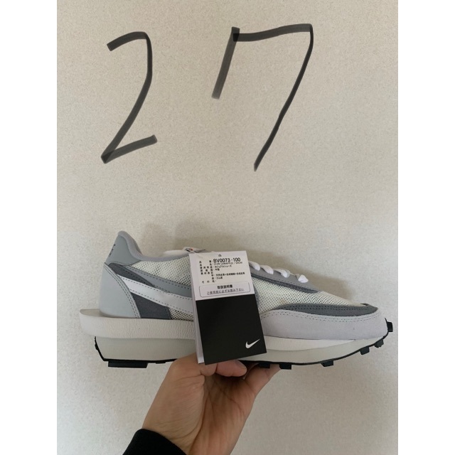 スニーカー NIKE - Nike LDWAFFLE SACAI 27