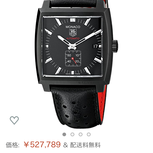 TAG Heuer(タグホイヤー)のnao様専用　タグ・ホイヤー モナコ フルブラック チタンコーティング  メンズの時計(腕時計(アナログ))の商品写真