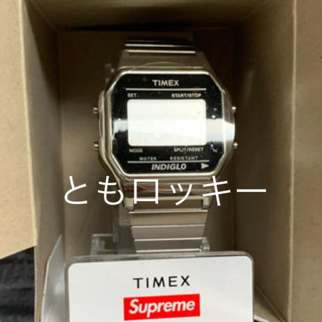 Supreme(シュプリーム)のシュプリーム  タイメックス　supreme timex シルバー 腕時計 メンズの時計(腕時計(デジタル))の商品写真