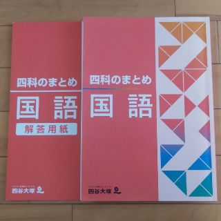 四谷大塚「四科のまとめ」国語(語学/参考書)