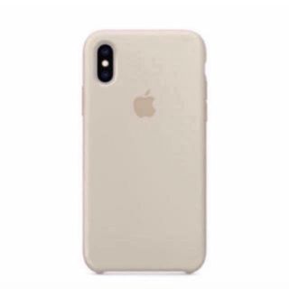 アップル(Apple)のiPhoneXSシリコーンケース 純正ケース ストーン ラスト1点(iPhoneケース)