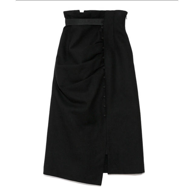 SNIDEL(スナイデル)の【SNIDEL】ドレープデザインタイトスカート レディースのスカート(ロングスカート)の商品写真