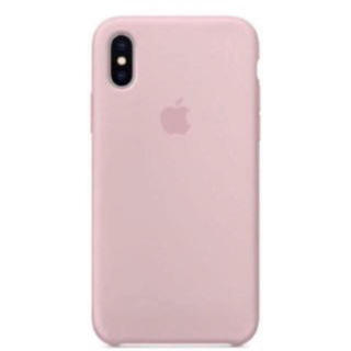 アップル(Apple)のiPhoneXシリコーンケース ピンクサンド 新品未開封(iPhoneケース)