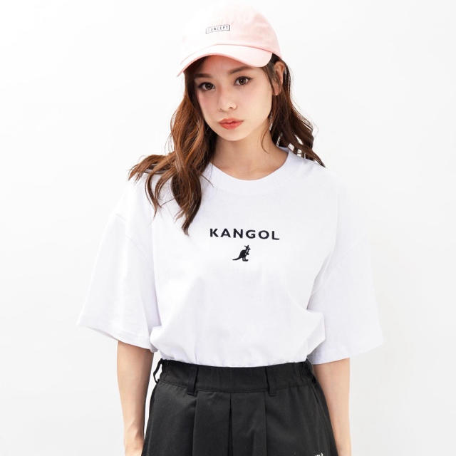 KANGOL ロゴ刺繍 Ｔシャツ ホワイト 2