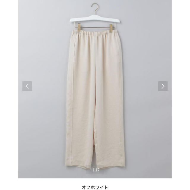 BEAUTY&YOUTH UNITED ARROWS(ビューティアンドユースユナイテッドアローズ)の6 ROKU NEW SATIN PANTS/パンツ レディースのパンツ(カジュアルパンツ)の商品写真