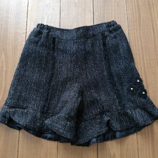 ベベ(BeBe)のBeBe 130 黒キュロット(パンツ/スパッツ)