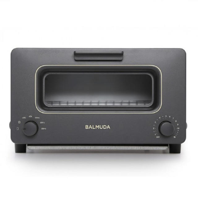 BALMUDA(バルミューダ)のバルミューダ  ザ ・トースター　K01E-KG ブラック　新品未開封 スマホ/家電/カメラの調理家電(調理機器)の商品写真