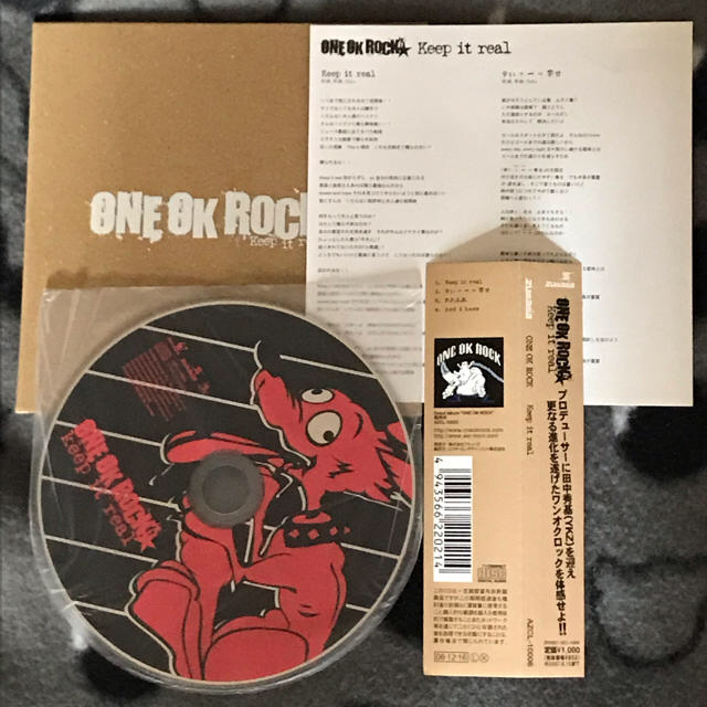 ONE OK ROCK Keep it real CD エンタメ/ホビーのCD(ポップス/ロック(邦楽))の商品写真