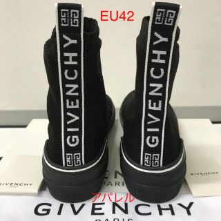 ジバンシィ(GIVENCHY)の新品 42サイズ GIVENCHY ジバンシー ソックス ニットスニーカー 黒(スニーカー)