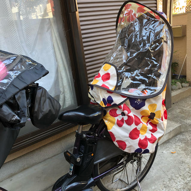 Ogk Ogk 自転車用チャイルドシートレインカバー後ろ乗せ 花柄の通販 By Chiffy S Shop オージーケーならラクマ