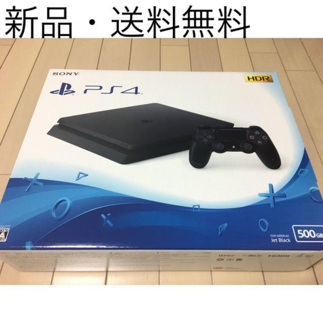 新品】PlayStation4（PS4 本体） ジェット・ブラック 500GB - www