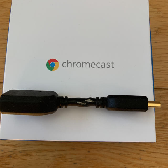 CHROME(クローム)のGoogle GOOGLE CHROMECAST クロームキャスト スマホ/家電/カメラのテレビ/映像機器(映像用ケーブル)の商品写真