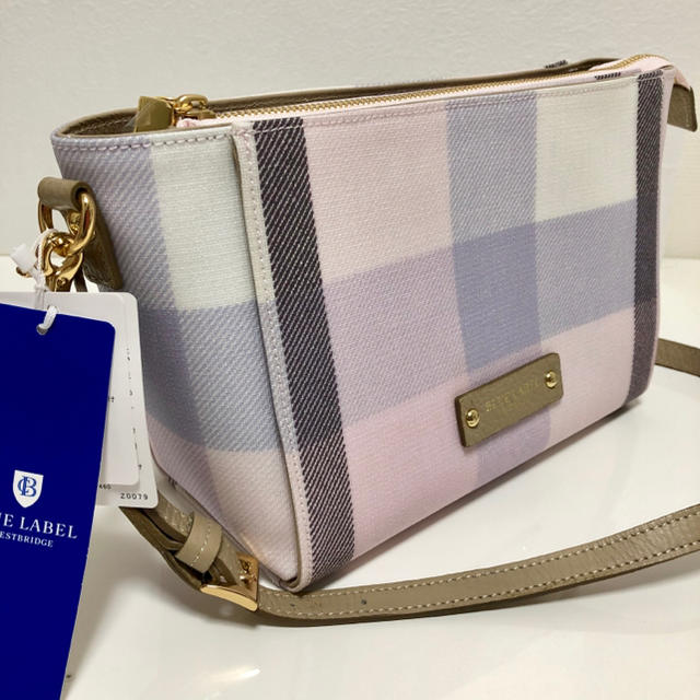 BURBERRY BLUE LABEL - BLUE LABEL クレストブリッジチェックPVCミニ ...