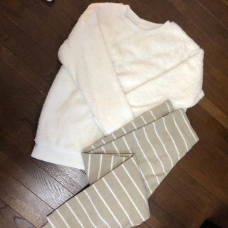 ユニクロ(UNIQLO)の❤︎みん様専用❤︎ UNIQLO フリース パジャマ ルームウェア(ルームウェア)