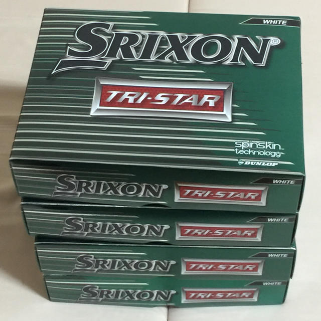 Srixon(スリクソン)の新品 スリクソン SRIXON ゴルフボール TRI-STAR 白 チケットのスポーツ(ゴルフ)の商品写真