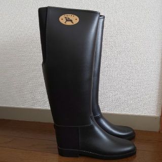 ダフナ(Dafna)の美品  Dafna  ダフナレインブーツ  黒 36インチ  23cm相当(レインブーツ/長靴)