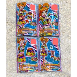 アイカツ(アイカツ!)のアイカツオンパレード　オレンジサマーアドベンチャーコーデ　4枚セット(その他)