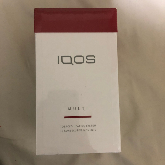 IQOS(アイコス)の【新品未開封】IQOS3 multi ラディアントレッド メンズのファッション小物(タバコグッズ)の商品写真