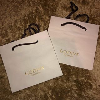 GODIVA 紙袋2つ(ショップ袋)