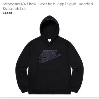 シュプリーム(Supreme)のSupreme Nike Leather Hooded Sweatshirt (パーカー)