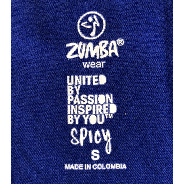 Zumba(ズンバ)の☆ ZUMBA ☆トップス　Sサイズ スポーツ/アウトドアのトレーニング/エクササイズ(トレーニング用品)の商品写真