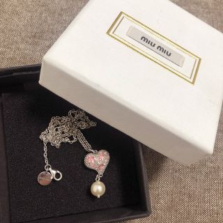 miumiu ネックレス ハート