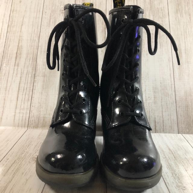 Dr.Martens(ドクターマーチン)の美品 レアモデル☆☆ブラックパテントレザーＤＡＲＣＩＥ☆☆ヒールブーツ レディースの靴/シューズ(ブーツ)の商品写真