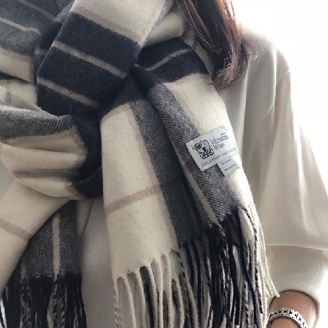johnstons ジョンストンズ カシミアストール ノックモア IENA