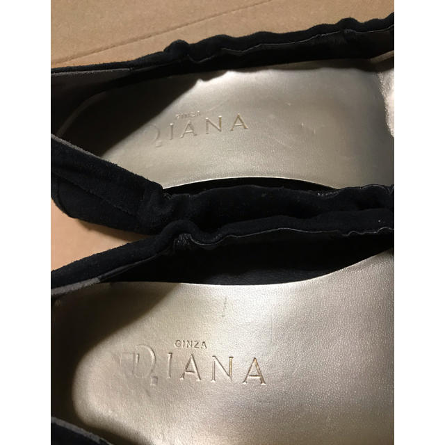 DIANA(ダイアナ)の銀座ダイアナ🔸スタッズ付 スウェード モカシン フラットシューズ 38 レディースの靴/シューズ(スリッポン/モカシン)の商品写真