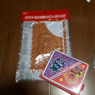 アンパンマン　サンドイッチケース　ビスコ　ビニールバッグ　２点セット(キャラクターグッズ)