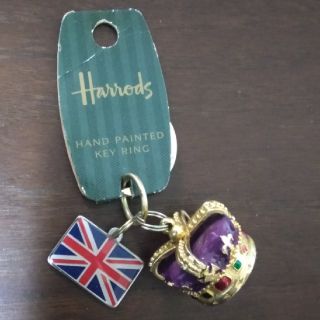 ハロッズ(Harrods)の【値下げ】【Harrods】キーホルダー　クラウン(キーホルダー)