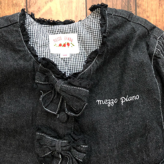 mezzo piano(メゾピアノ)のセットアップ　120 キッズ/ベビー/マタニティのキッズ服女の子用(90cm~)(ドレス/フォーマル)の商品写真