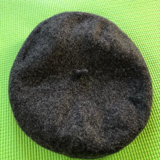 ムジルシリョウヒン(MUJI (無印良品))の無印 ウールフェルトベレー 55～57.5cm グレー(ハンチング/ベレー帽)