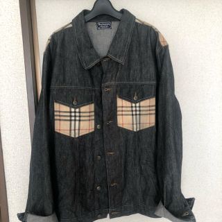 バーバリー(BURBERRY)のBurberry デニムジャケット XL ノバチェック(Gジャン/デニムジャケット)