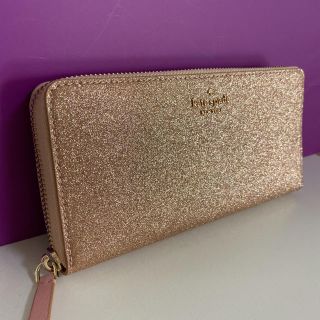 ケイトスペードニューヨーク(kate spade new york)の【新品 未使用】KateSpade キラキラグリッター Joeley 長財布(財布)