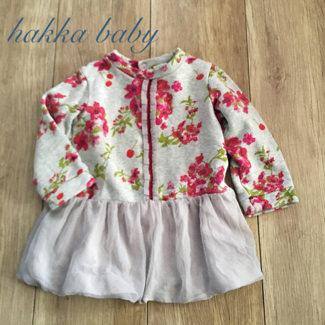 hakka baby(ハッカベビー)のハッカベビー チュニック ワンピース 90 キッズ/ベビー/マタニティのキッズ服女の子用(90cm~)(ワンピース)の商品写真