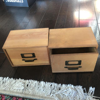フェリシモ(FELISSIMO)のフェリシモ 木製ボックス 二個セット(ケース/ボックス)