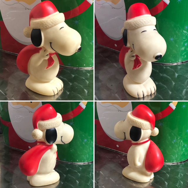 70s SNOOPY  ソフトビニール サンタクロース