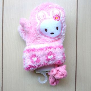 マザウェイズ(motherways)の新品★マザウェイズ★音がなる手袋 うさちゃん うさぎ 2～4才(手袋)