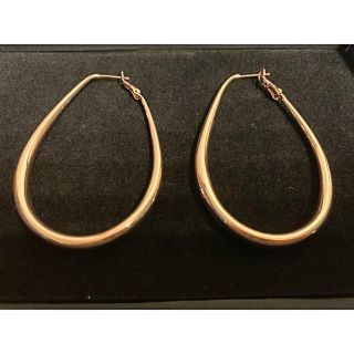 トゥデイフル(TODAYFUL)のフープピアス ティアドロップ ゴールド インポート(ピアス)