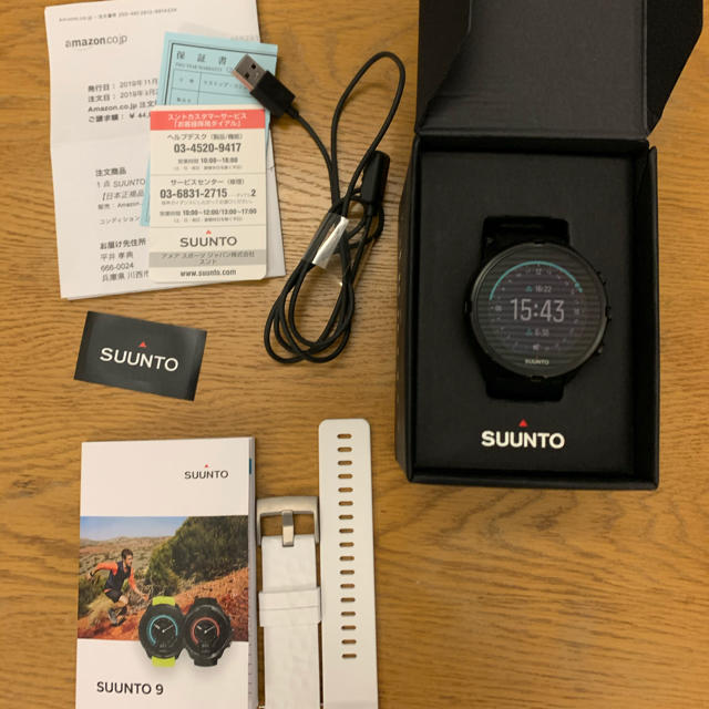 クリスマスセール　suunto9 GEN1 ALLBLACK 保証あり　超美品