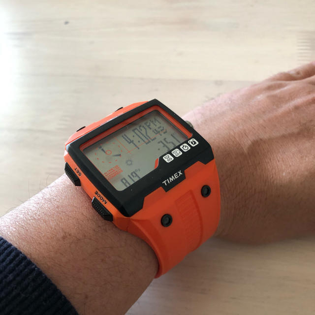 TIMEX タイメックス エクスペディションWS4 オレンジ - 腕時計(デジタル)