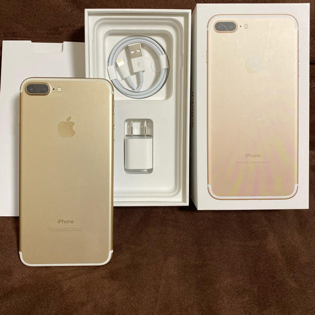 iphone7plus 128GB Goldゴールド本体　SIM解除済