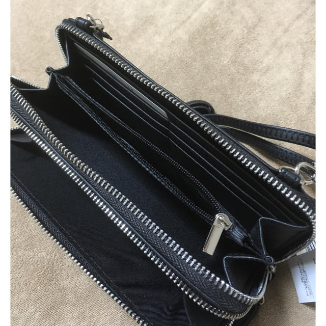 しまむら(シマムラ)の新品しまむらお財布ショルダーバッグ黒 レディースのバッグ(ショルダーバッグ)の商品写真