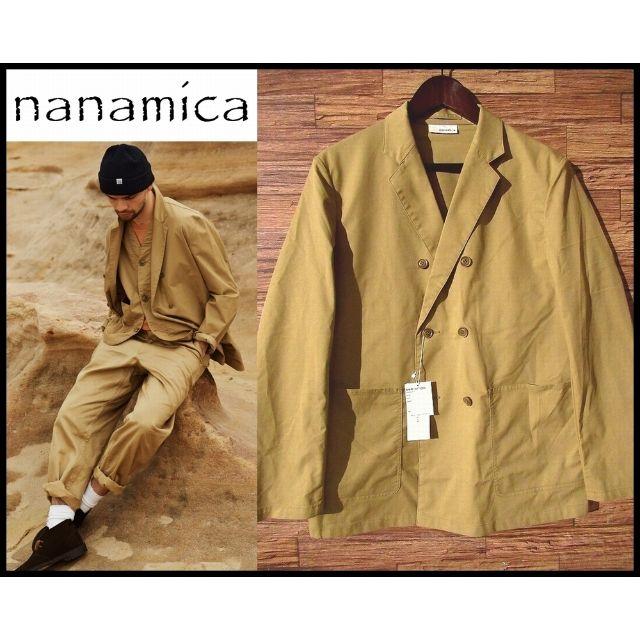 nanamica(ナナミカ)の※SPAWN様専用　新品 ナナミカ 19SS クラブ ジャケット ベージュ L メンズのジャケット/アウター(テーラードジャケット)の商品写真