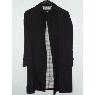 バーバリーブラックレーベル(BURBERRY BLACK LABEL)の美品 BURBERRY(バーバリー) ブラックレーベル ステンカラーコート(ステンカラーコート)